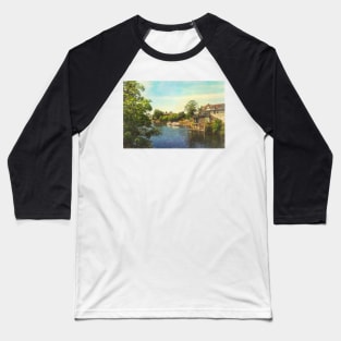 The Thames at Ray Mill Island Baseball T-Shirt